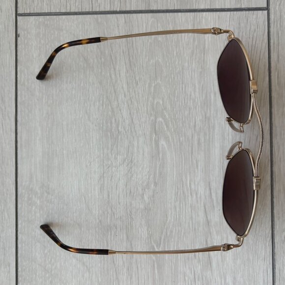 Matsuda Gold Aviator Sunglasses - Picture 9 of 14